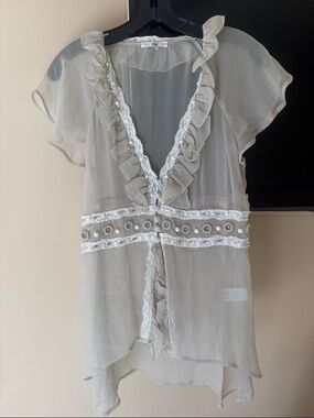 Beautiful sheer top from Joie